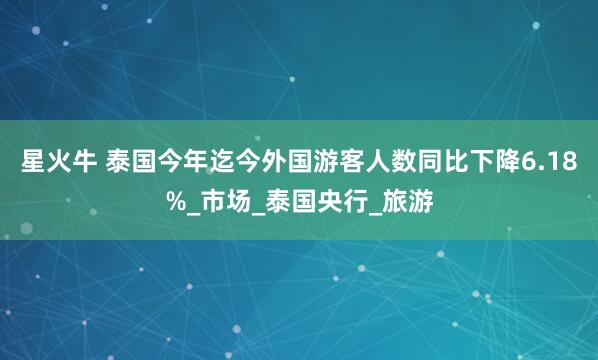 星火牛 泰国今年迄今外国游客人数同比下降6.18%_市场_泰国央行_旅游