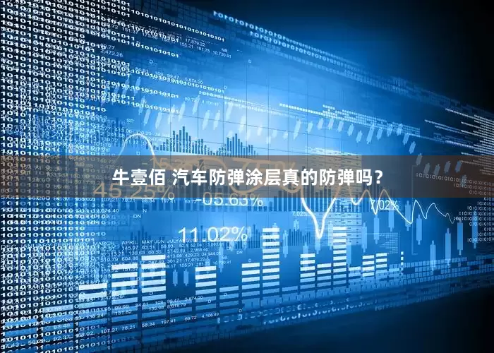 牛壹佰 汽车防弹涂层真的防弹吗？